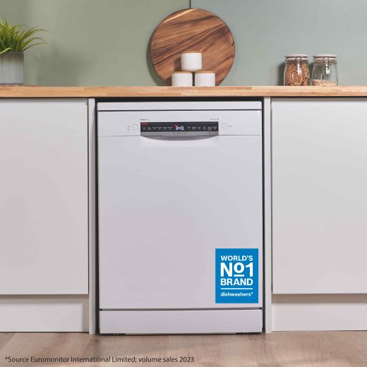 Bosch Series 6 Standard Dishwasher - White - Annotation -  No1 brand